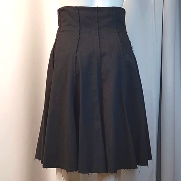 Rag and Bone Corset Waist Paneled Wool Skirt - Picture 6 of 7